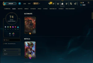 Unranked com 95 Champs e 74 Skins ( ADC / MID ) - League of Legends LOL
