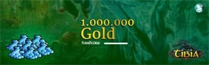1.000.000 Gold - TIBIA - Hardcore PvP