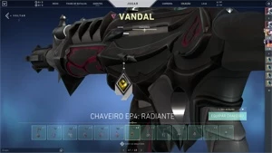 CONTA C/CHAVEIRO RADIANTE EP 4 NVL 70 LOL FULL CHAMPS - Valorant