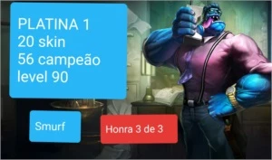 Platina 1 ( SMURF ) - League of Legends LOL