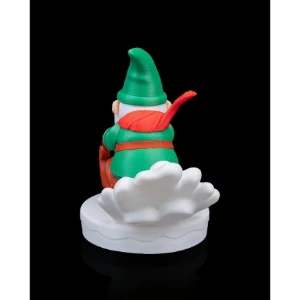 Gnomo de Natal no Trenó em Impressão 3D - Artesanato e Personalizados