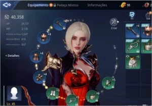 CONTA MIR4 LVL 45 VALE DA SERPENTE LIBERADO