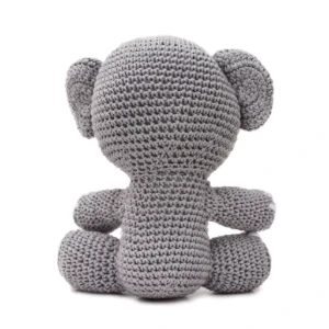Elefante em amigurumi - Artesanato e Personalizados