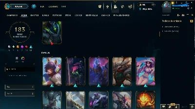 Conta League of Legends atualmente Esmeralda 3 LOL