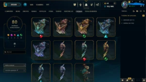 Conta League of Legends atualmente Esmeralda 3 LOL