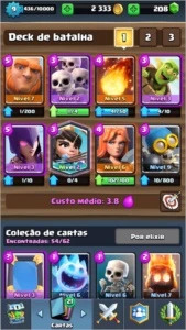 Clash Royale nvl 9 carta lendaria barato