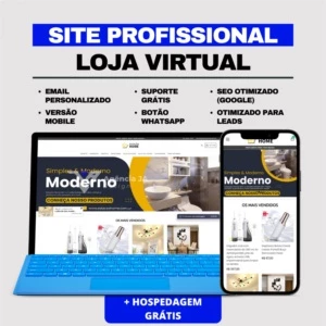 Vou criar sua loja profissional pronta para começar a vender - Serviços Digitais