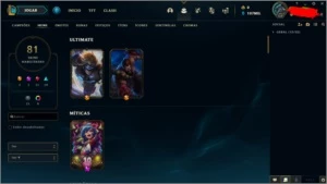 Conta de League of Legends LOL
