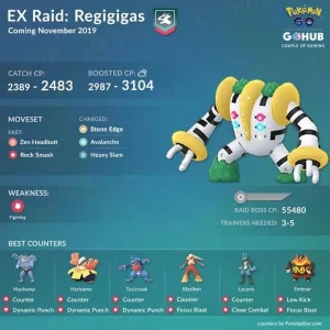 Pokemon Go - Reides Regigigas - Pokémon