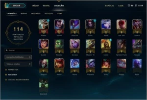 Conta League of Legends GOLD 2 C/ RIVEN EMISSÁRIA DA LUZ LOL