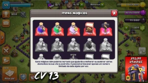 Centro de Vila 13 - Clash of Clans