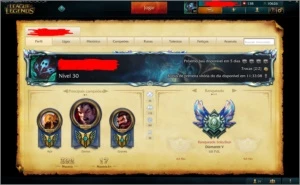 Conta Diamante 5 , todos os herois 122 skins. - League of Legends LOL