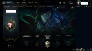 Conta League of Legends com Vayne ladra de Almas LOL
