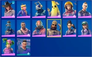 conta fortnite com 30 skins antigas + 1250 VBUCKS