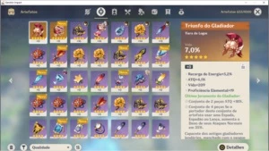 ACC AR34 ZONGLI + 3500 GEMAS E COM 49 TIROS NO BANNER - Genshin Impact
