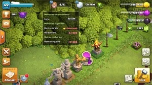 CONTA CV10 PRATICAMENTE FULL CLASH OF CLANS