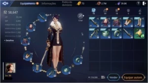 Conta MIR4 SA 13 Taoista lvl 56 58.6k de power