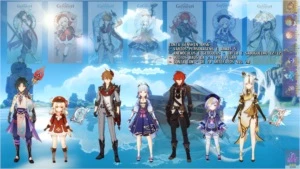 CONTA GENSHIN - VARIOS PERSONAGENS 5* E ARMAS 5* - Genshin Impact