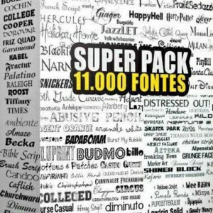 Doação Super Pack Mais De 11 Mil Fontes - Outros