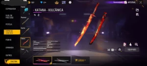 Conta Free Fire Nivel 11 + Skin Elisabeth (Gintama) + 4 Skin