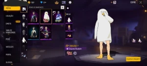 Conta Free Fire Nivel 11 + Skin Elisabeth (Gintama) + 4 Skin