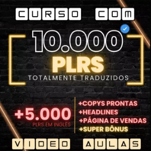 Pacote 10.000 PLRs/EBOOKS Em Português/ Ingles - Others