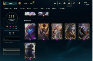 Conta Lol com 213 skins . Elo gold 2 - League of Legends