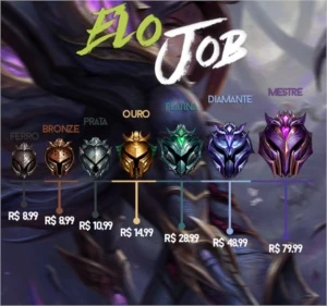 Elo Job + Coaching (Promoção de natal) - League of Legends LOL