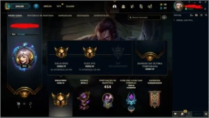 CONTA LOL NIVEL 355, FALTAM 8 CHAMPS E 75 SKINS - League of Legends