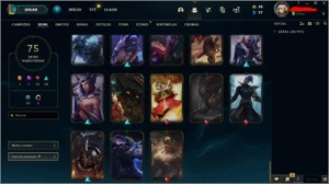CONTA LOL NIVEL 355, FALTAM 8 CHAMPS E 75 SKINS - League of Legends