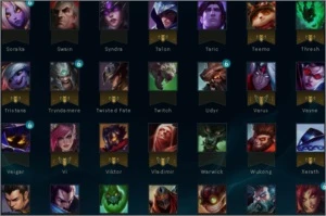 Conta de League of Legends com skins vitoriosas antiga! LOL