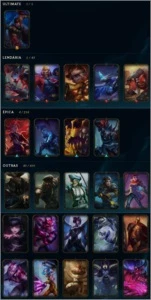 Conta de League of Legends com skins vitoriosas antiga! LOL