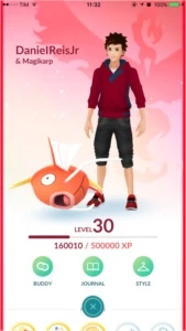 Conta Pokémon level 30 (Conta Pessoal)