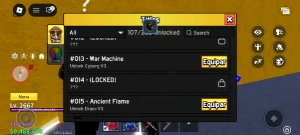 Conta de roblox blox fruits