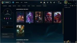 Conta Gold 4 recem upada, troca de email - League of Legends LOL