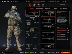 CONTA WARFACE PATENTE 60