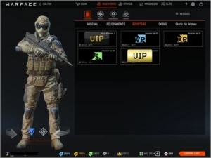 CONTA WARFACE PATENTE 60