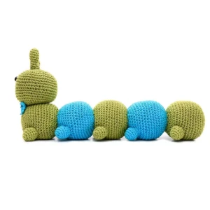 Centopéia colorida em amigurumi - Artesanato e Personalizados