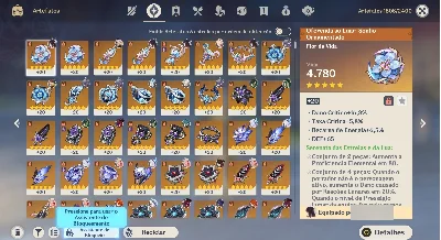 conta genshin ar 60 varesa c2 xilonen c2 18 T5 limitado - Genshin Impact