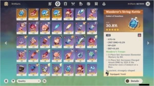 AR 40 - Zhongli + Keqinq + Venti + Klee + Qiqi + Jean - Genshin Impact
