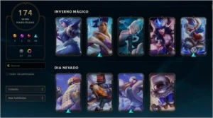 Conta LoL 174 Skins.MMR Diamante Solo/duo. Plat 3 Flex e TFT - League of Legends