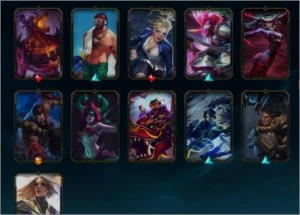 Conta LoL 174 Skins.MMR Diamante Solo/duo. Plat 3 Flex e TFT - League of Legends