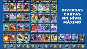 Conta Clash Royale Nível 50, com Fênix + Monge + Brinde