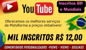 YouTube Serviços Mais Acessíveis do Brasil - Não Existe Comp - Social Media