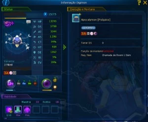||LADMO||CONTA INICIANTE COM ALTER-B - Digimon Masters Online