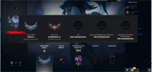 Conta prata 1 level 65, 24skins - League of Legends LOL