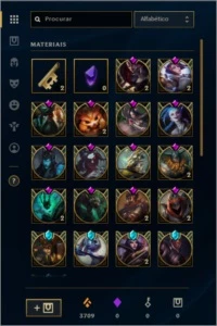 Conta League Of Legends 143 Skins Borda Gold LOL