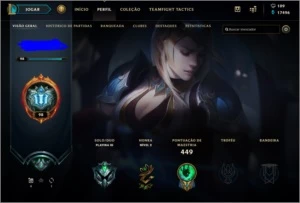 Conta Platina 3 todos os campeões - League of Legends LOL