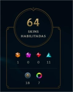 Conta Platina 3 todos os campeões - League of Legends LOL