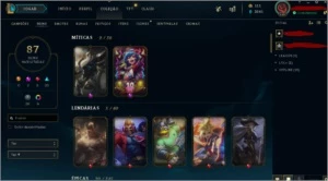 CONTA A VENDA BARATA S9  DIAMANTE 3 (ATUALMENTE PLATINA 4) - League of Legends LOL